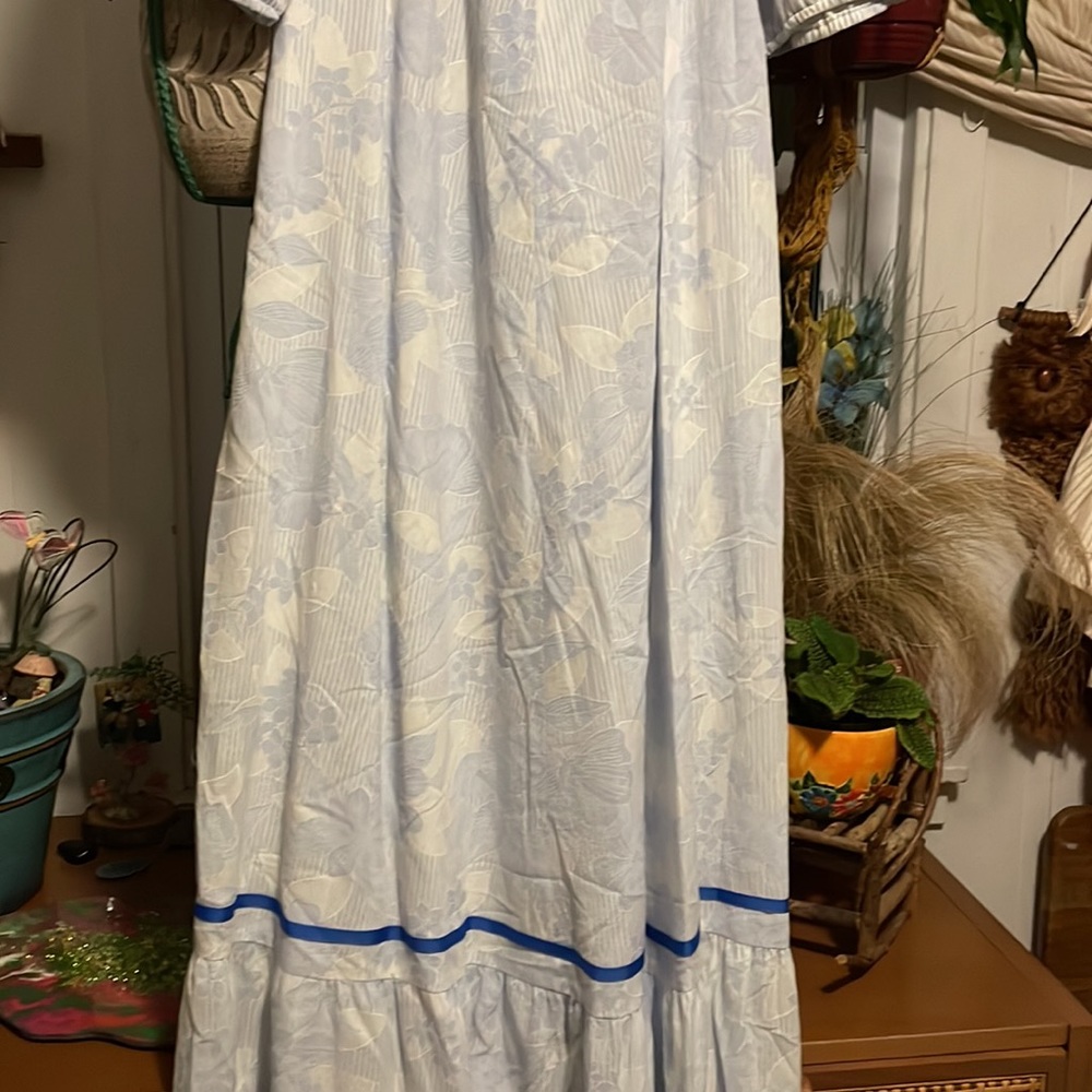 Liberty House Hawaii Vintage maxi dress floral M - Picture 4 of 14